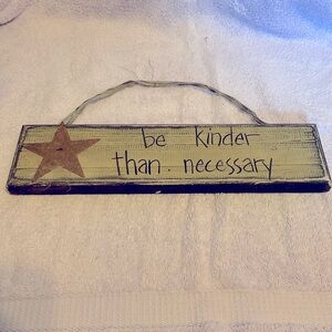 Primitive Board Sign